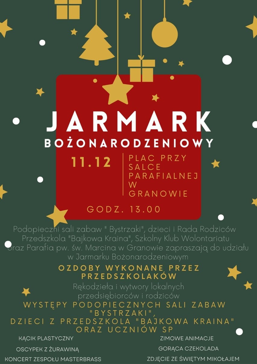 Spotkania ze świętym Mikołajem oraz Bożonarodzeniowe Jarmarki w naszym powiecie