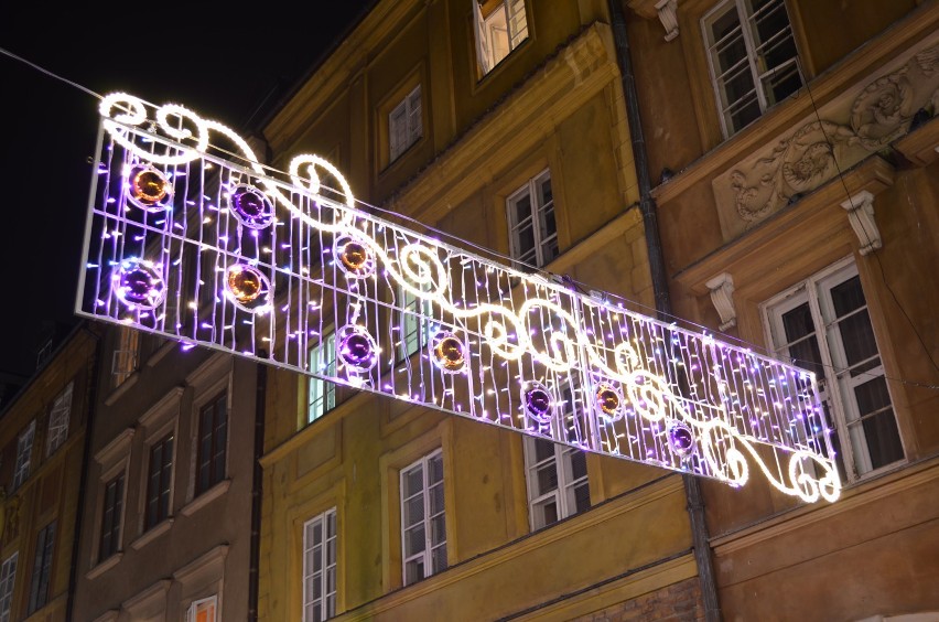 Ilumacja świąteczna w Warszawie