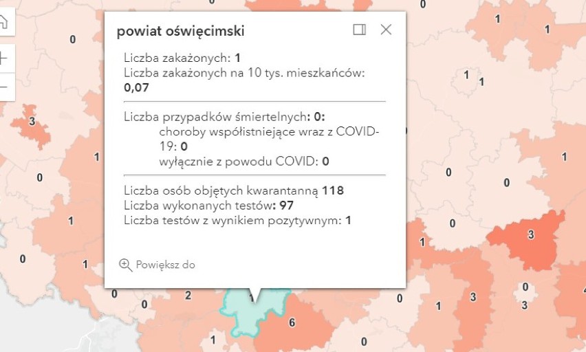 Koronawirus, raport 17 września 2021. Niski przyrost zakażeń w Oświęcimiu, Olkuszu i Wadowicach. Chrzanów wolny od COViD-19