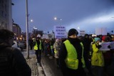 Protest w Warszawie. Mieszkańcy Wesołej i aktywiści zablokowali centrum miasta [ZDJĘCIA]