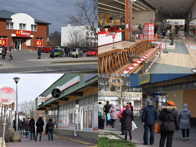 Wprowadzone od środy, 1 kwietnia, ograniczenia w handlu nadal powodują kolejki i już trzeci dzień mamy zamieszanie przed kieleckimi sklepami. W piątek narażeni na zakażanie ludzie znów czekali na zakupy tłocząc się przed sklepami. Przypomnijmy , nowe przepisy to: Maksymalnie trzy osoby w sklepie na jedną kasę, zakupy tylko dla seniorów od godziny 10 do 12, rękawiczki dla każdego klienta oraz przynajmniej dwumetrowy odstęp między oczekującymi w kolejce klientami. W piątek znów przed sklepami były kolejki.

Więcej zdjęć z piątkowych kolejek przed marketami na kolejnych slajdach.