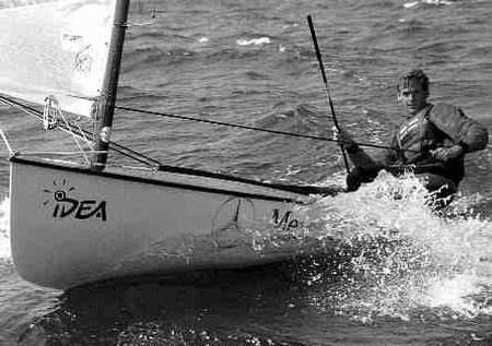 Mateusz Kusznierewicz wygrał regaty Idea Gdynia Sailing Days w klasie Finn.Fot. Grzegorz Mehring