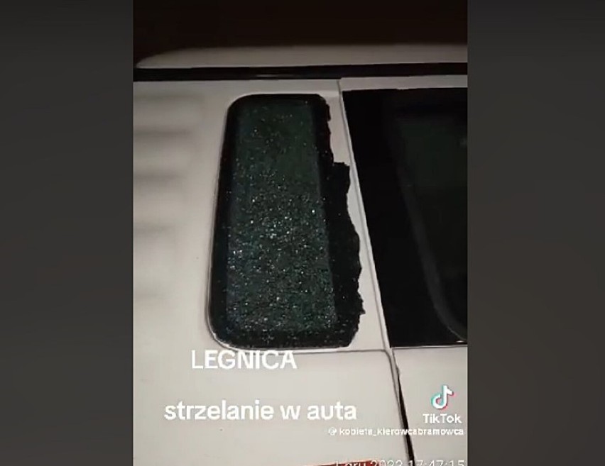Ktoś strzelał do samochodów w Legnicy, uszkodzona została...