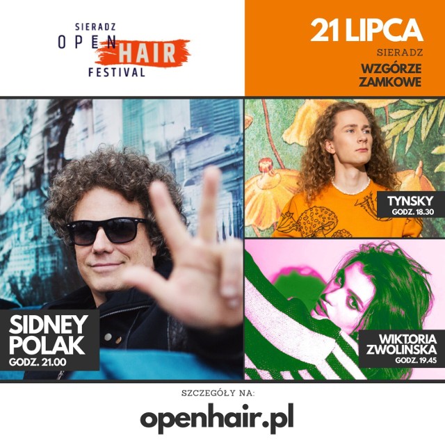 Open Hair Festiwal 2023 w Sieradzu z gwiazdami estrady! Będzie się działo!