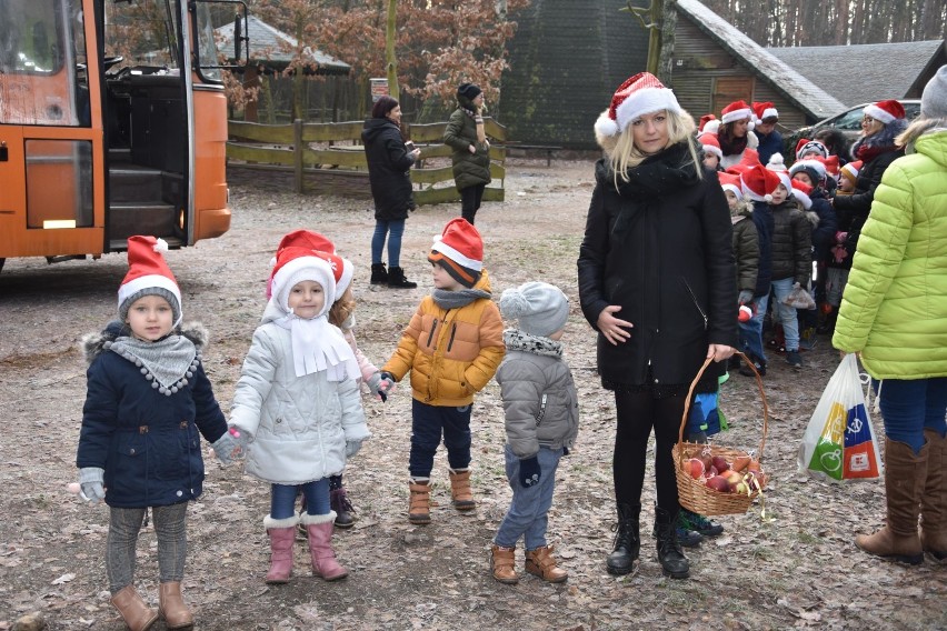 Dzieci z przedszkola w Konopnicy spędziły Mikołajki w Leśniczówce „Przepiórka” w Prądzewie