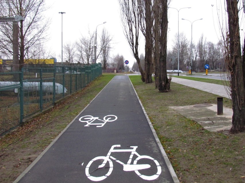 Nowa droga rowerowa na ulicy Andrzejewskiej
