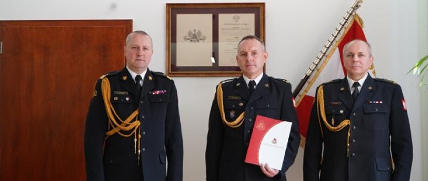 Nowy zastępca komendanta straży pożarnej w Wągrowcu. Kto objął stanowisko? Do zmiany wicekomendanta doszło także w policji