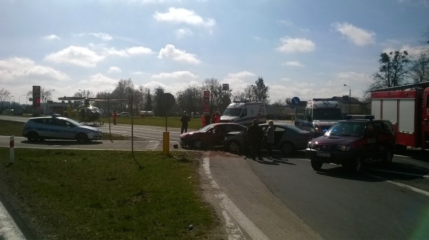 Wypadek w Ostródzie. Zderzyły się samochody