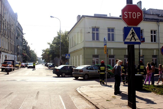 Wypadek na Zielonej w Łodzi przy Pogonowskiego