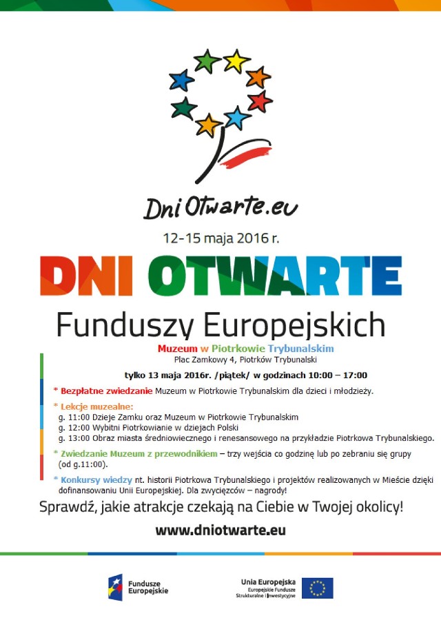 Dni otwarte funduszy europejskich - program