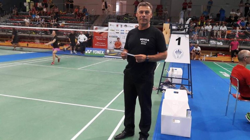 Zbigniew Czajka i Norbert Górski, nasi sędziowie badmintonowi na 39. Mistrzostwa Polski Seniorów w Badmintonie