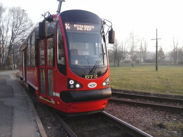 Tramwaje w Mysłowicach: Od jutra linia nr 14 kursuje tylko do Szopienic