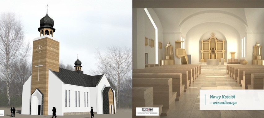 Wizualizacja nowego kościoła