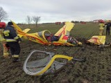 Katastrofa lotnicza we wsi Ostrowie. W wypadku awionetki dwie osoby zostały ranne. Jest wstępny raport komisji lotniczej