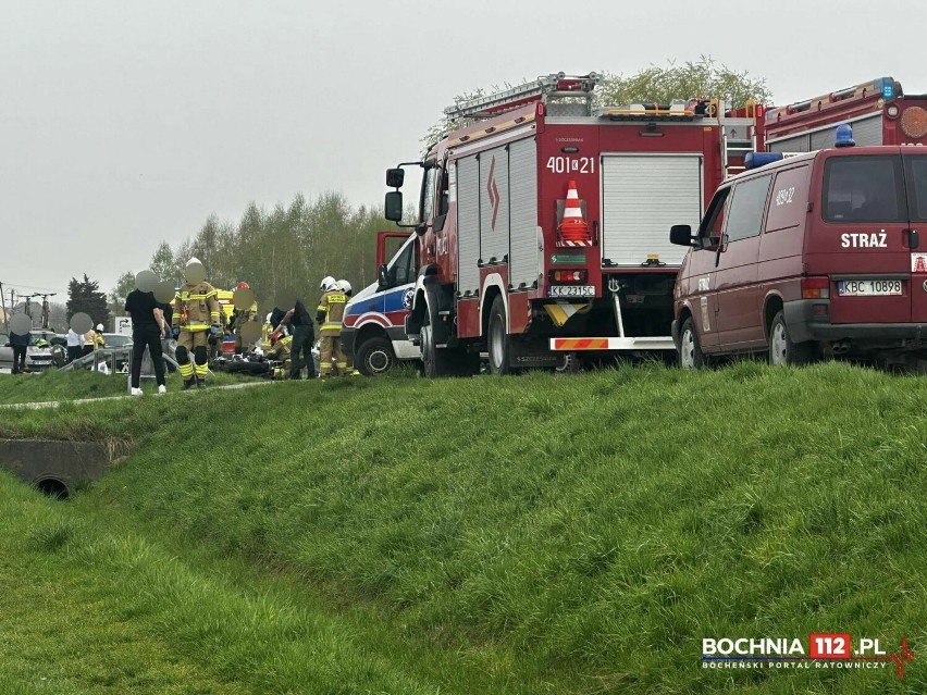 Do wypadku doszło na prosty odcinku DK 94 w Łazach koło...