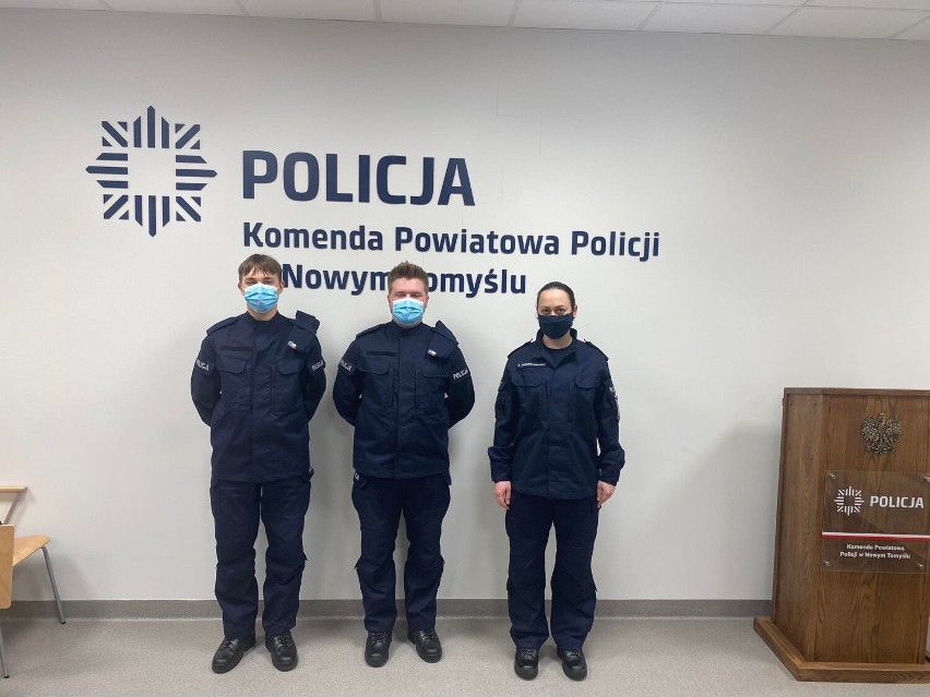 Ślubowanie nowo przyjętych policjantów w Komendzie Powiatowej Policji w Nowym Tomyślu!