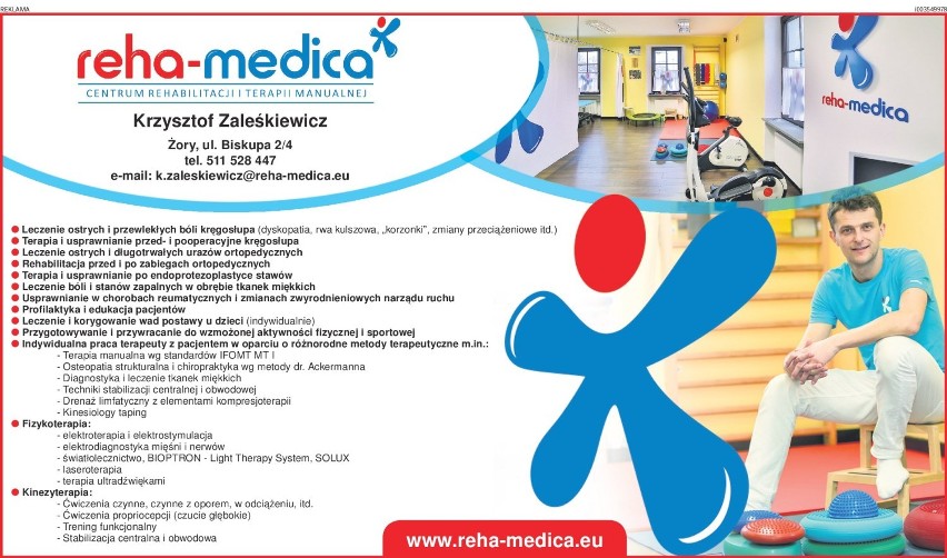 Najwyższa jakość rehabilitacji dla pacjentów Reha-Medica w Żorach