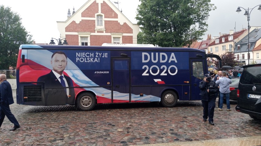 Kampania wyborcza 2020. Andrzej Duda odwiedził Starogard Gdański [ZDJĘCIA] 