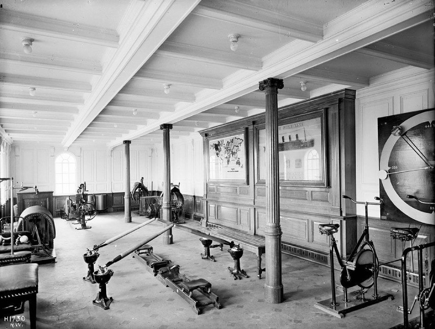 Sala gimnastyczna na Titanicu