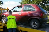 Policja w Lesznie: Złodzieje ukrywali kradzione auta w lesie [ZDJĘCIA]
