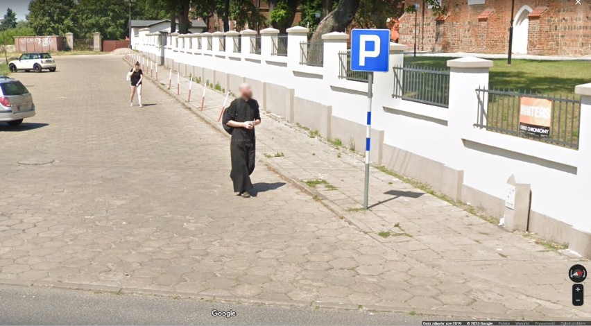 Przyłapani przez kamery Googla w centrum Wągrowca. Te sceny zarjestrował Google Street View