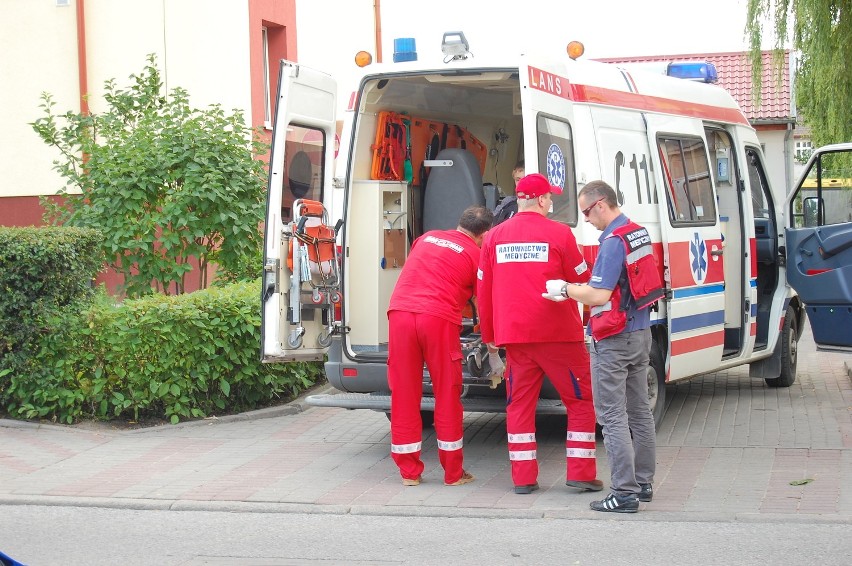 Wypadek motocyklisty w Kwidzynie. Poszkodowany trafił do szpitala