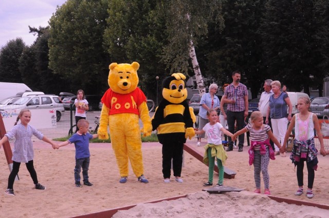 Plac zabaw na Koszarowej - otwarcie
