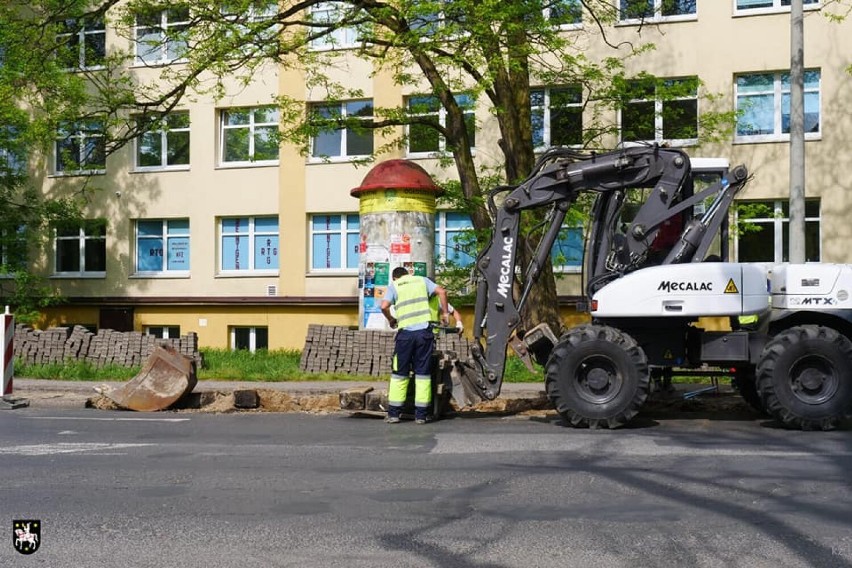 Rozpoczął się remont skrzyżowania w centrum Sycowa 