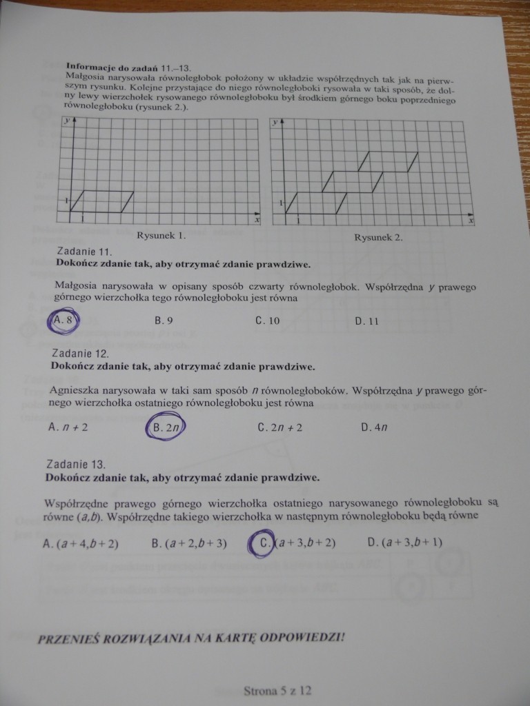 Egzamin gimnazjalny 2012: matematyka [ODPOWIEDZI]