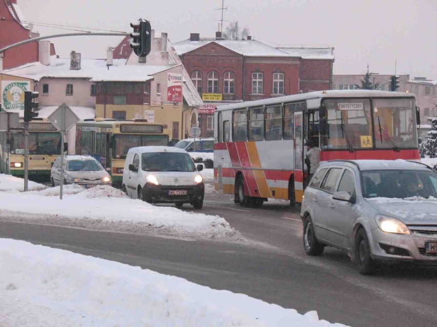 Malbork. Mróz jest &quot;wrogiem&quot; autobusów