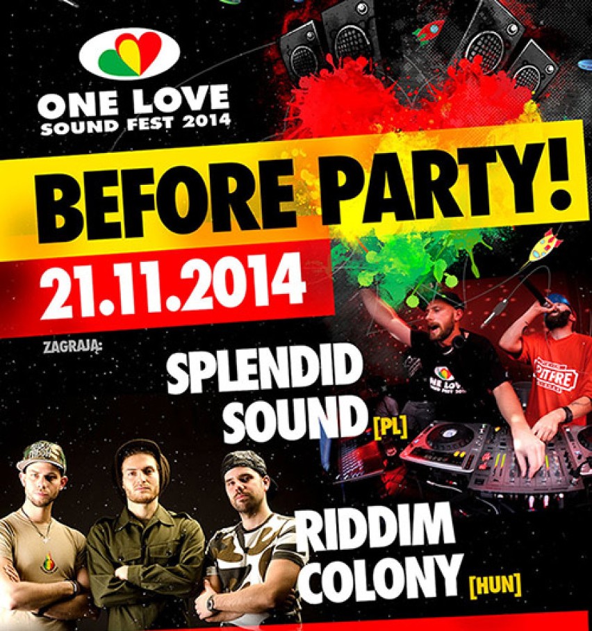 Weekend we Wrocławiu - BEFORE PARTY ONE LOVE SOUND FEST

21...