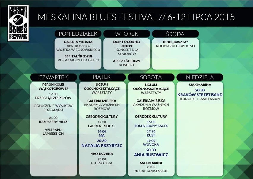 Meskalina Blues Festival: Dobry bluesowy festiwal 30 kilometrów od Poznania