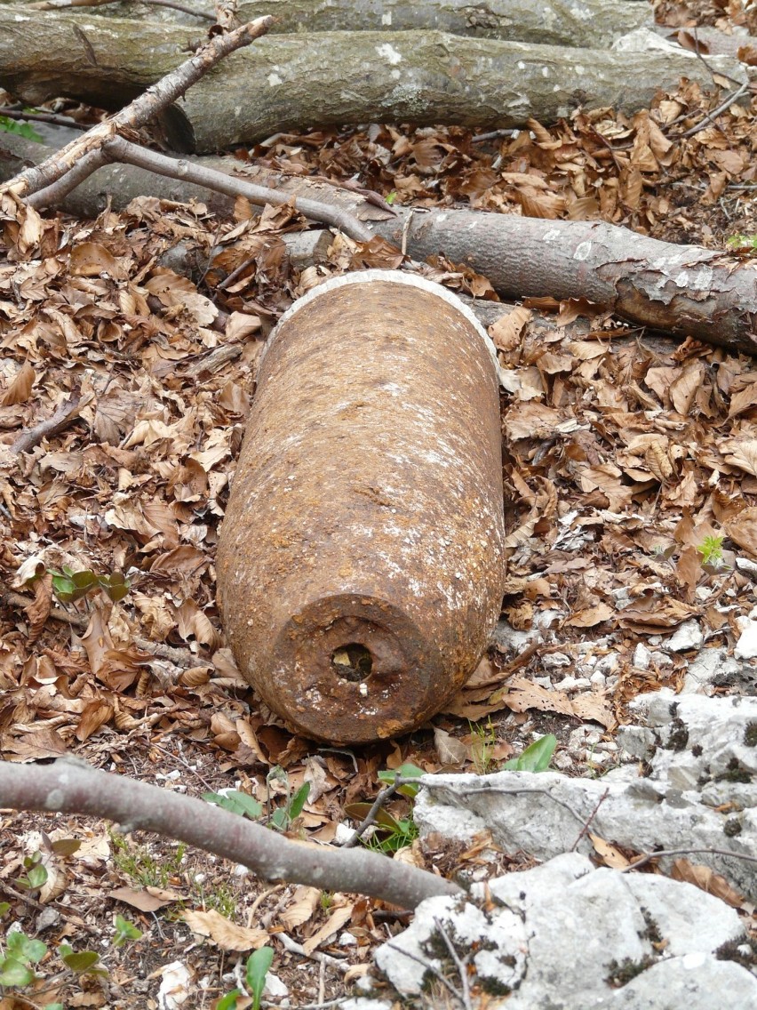 W Ryczówku i Łobzowie znaleziono pociski artyleryjskie. Tam ziemia kryje jeszcze wiele takich "skarbów"