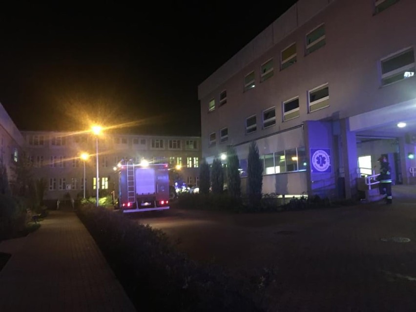 Nowy Tomyśl: Pożar na terenie Szpitala Powiatowego!