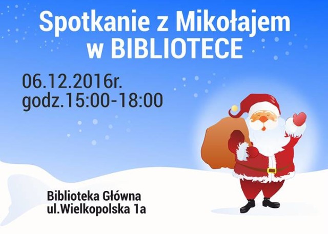 Biblioteka w Jastrzębiu: spotkanie ze Świętym Mikołajem