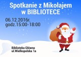 Spotkanie ze Świętym Mikołajem w bibliotece głównej