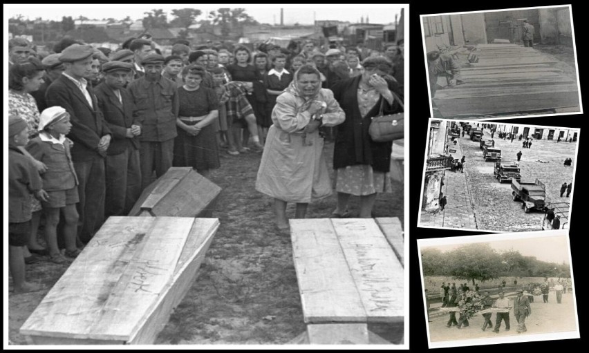 Pogrzeb ofiar pogromu był jednocześnie dramatycznym...