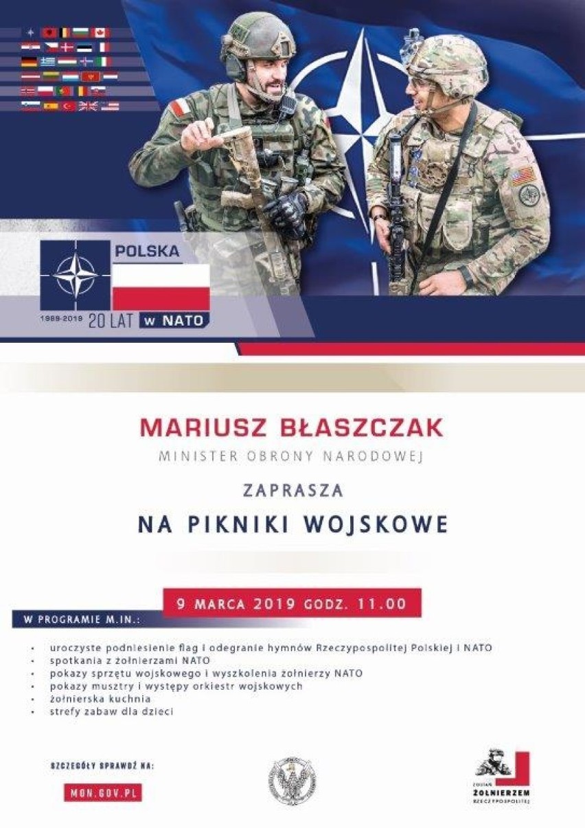 25. Brygada Kawalerii Powietrznej w Tomaszowie Maz. zaprasza na piknik z okazji 20 lat Polski w NATO