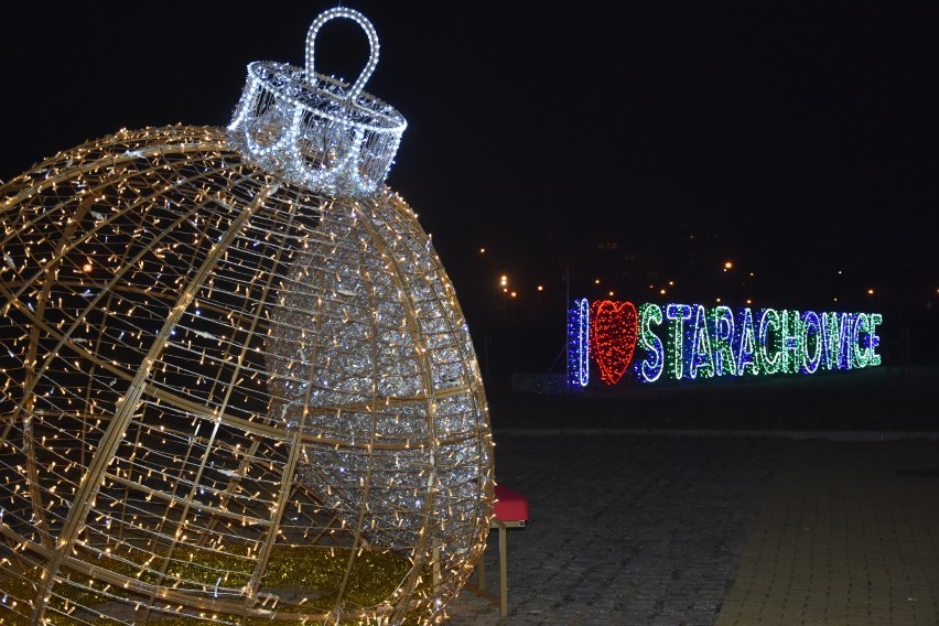 Konkurs na świetlną stolicę Polski tym razem bez Starachowic? Przybywa świątecznych dekoracji
