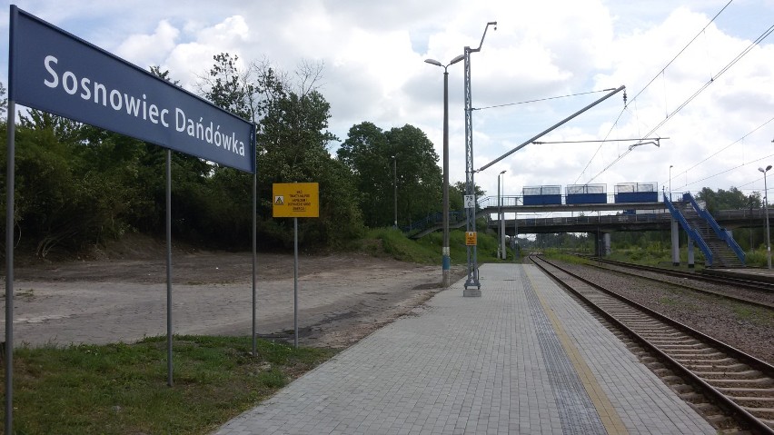Sosnowiec Dańdówka: stacja już bez budynków dworca [ZDJĘCIA]