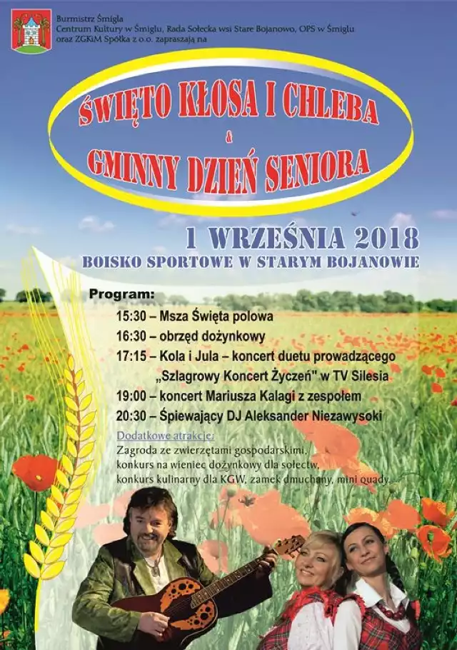 Święto chleba i Dzień Seniora w Starym Bojanowie