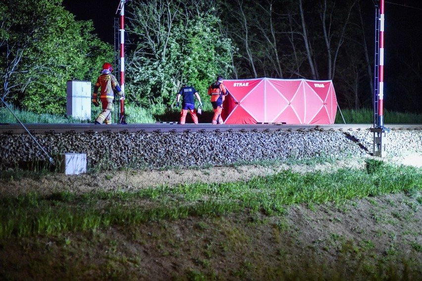 Wypadek na torach kolejowych w Lesznie. Pod kołami składu ,,Bosman'' zginął mężczyzna. Czasowo wstrzymano ruch pociągów ZDJĘCIA i FILM