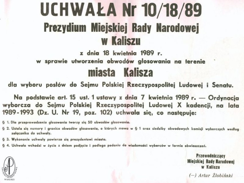 Wybory 1989. W Kaliszu komitet obywatelski "Solidarność" wziął wszystko ZDJĘCIA