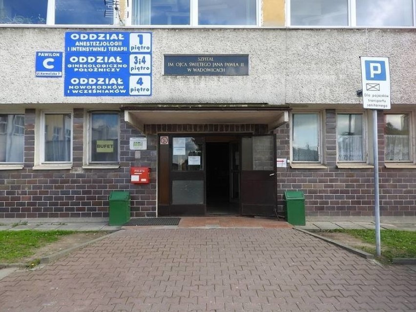 Szpital powiatowy w Wadowicach zamknął dwa oddziały....