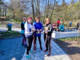 Papieski Rajd Nordic Walking na obornickich łazienkach 