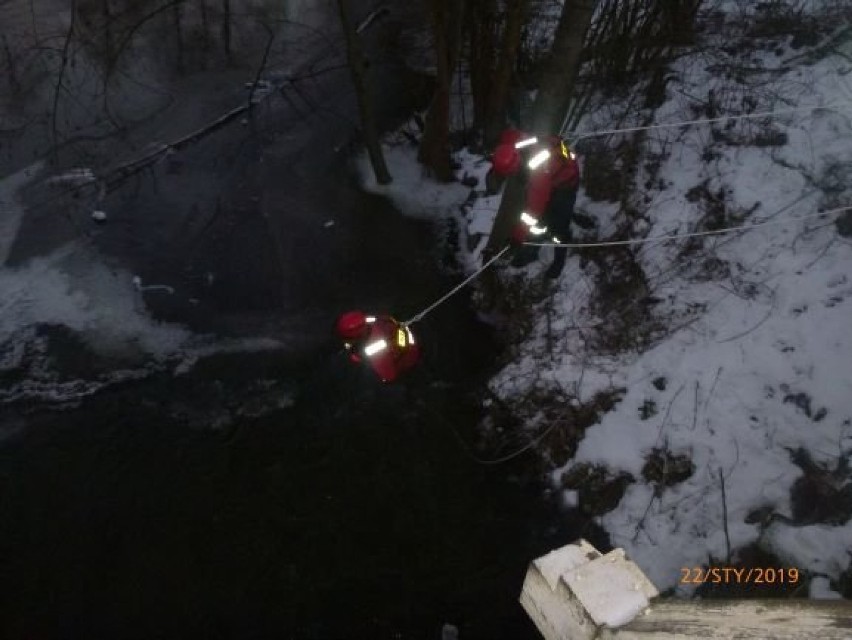 Lubliniec: powalone drzewo piętrzyło wodę w rzece Mała Panew na terenie dzielnicy Kokotek ZDJĘCIA