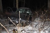 Wypadek BMW w Olsztynie na Jagiellońskiej