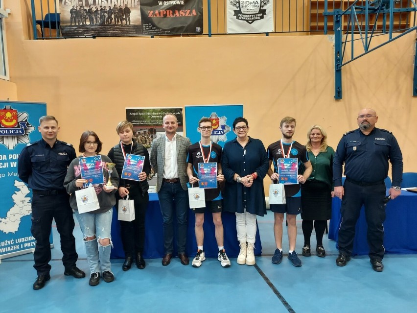 Uczniowie łaskich szkół średnich rywalizowali o Puchar Komendanta Wojewódzkiego Policji w Łodzi