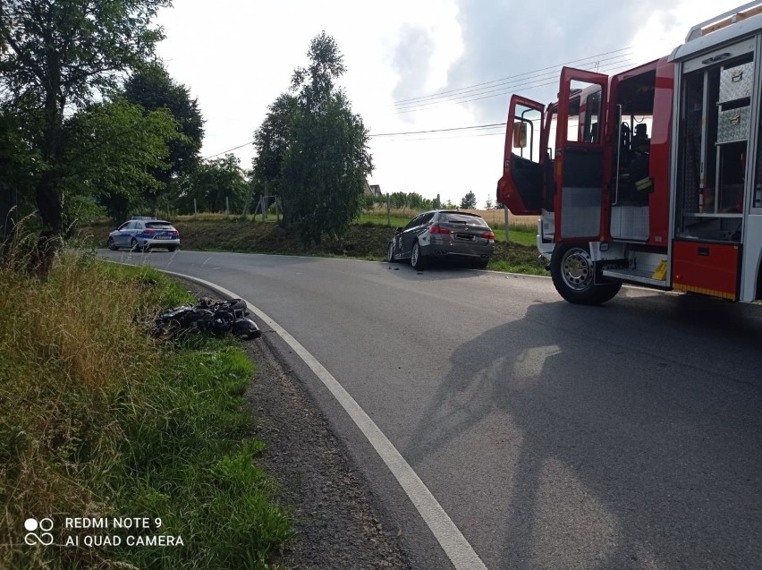 Do wypadku doszło na drodze powiatowej w Tymowej