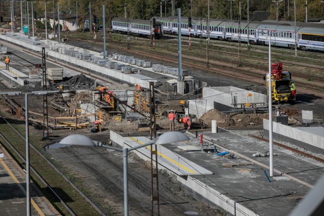 Prace budowlane na stacji Kraków Płaszów zakończą się w 2021 roku